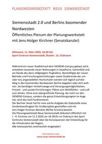 Planungswerkstatt neue Siemensstadt - Einladung 09