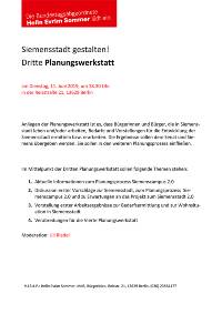 Planungswerkstatt neue Siemensstadt - Einladung 03