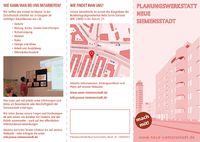 Planungswerkstatt neue Siemensstadt - Flyer