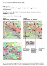 Planungswerkstatt neue Siemensstadt - FNP Stellungnahme